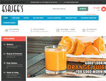 Tablet Screenshot of esajee.com
